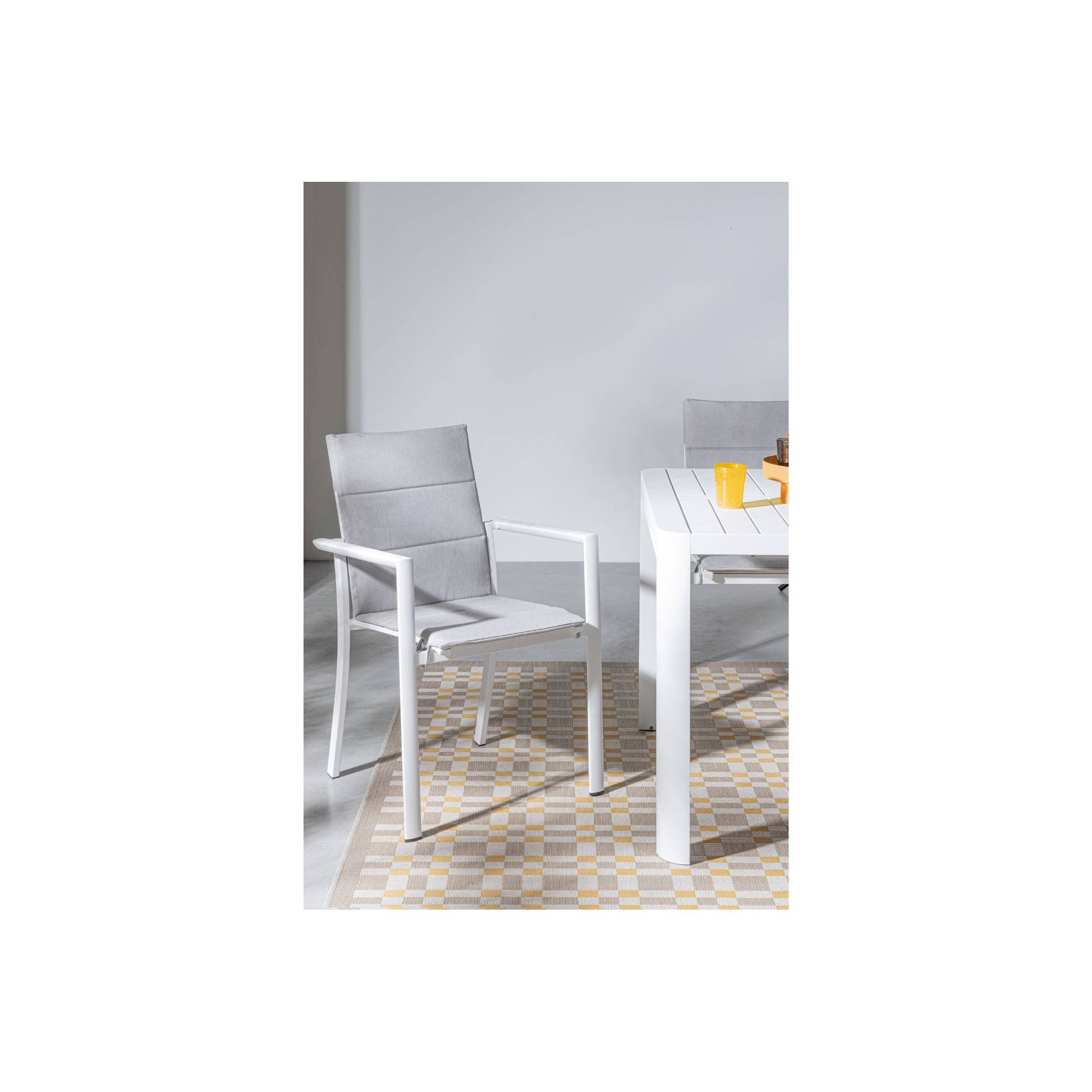 Autre - Coussins pour chaise de jardin en toile (lot de 4) - CASSIS - Image 4