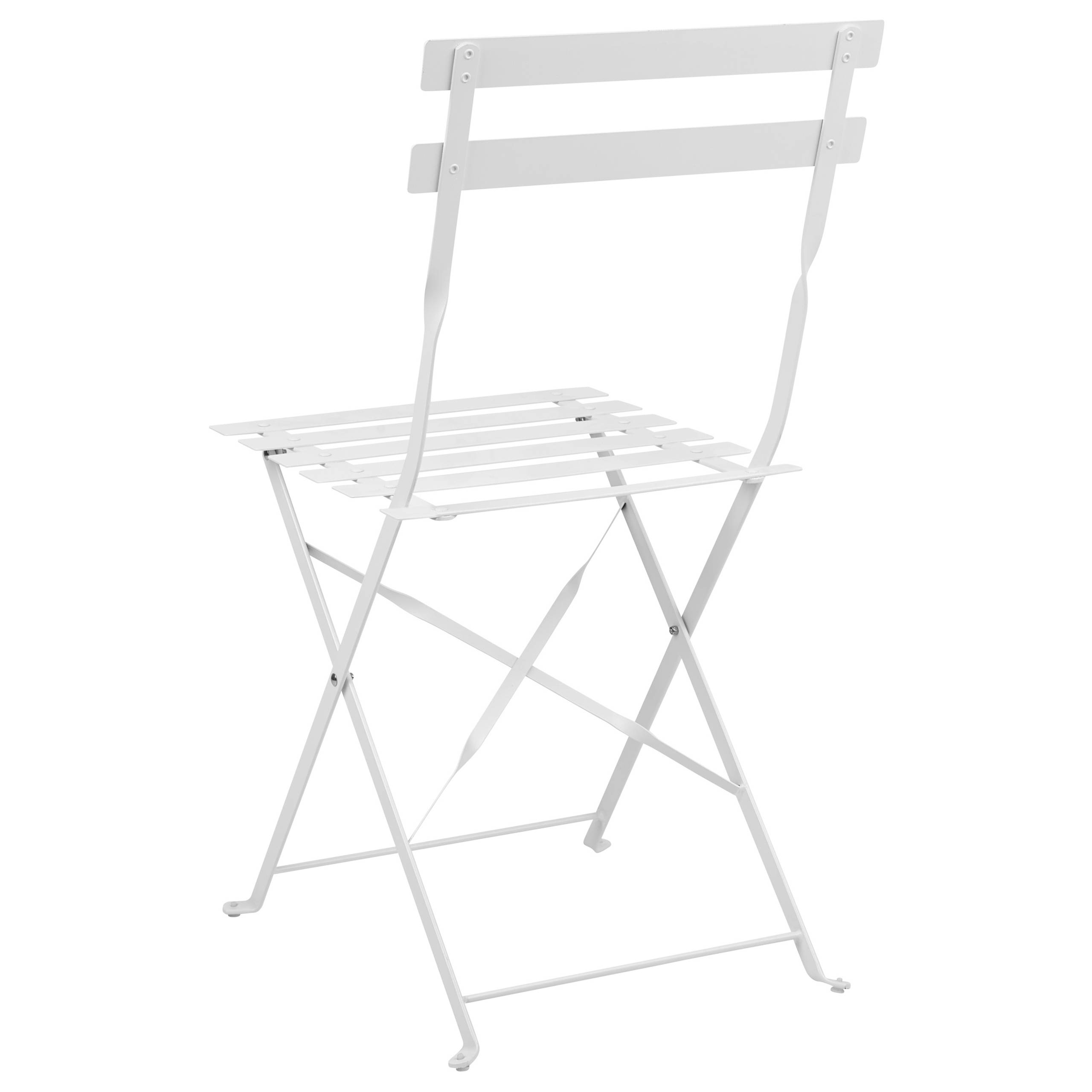 Beliani - Set de bistrot, 2 Personnes Acier Blanc FIORI - Beliani - Image 5