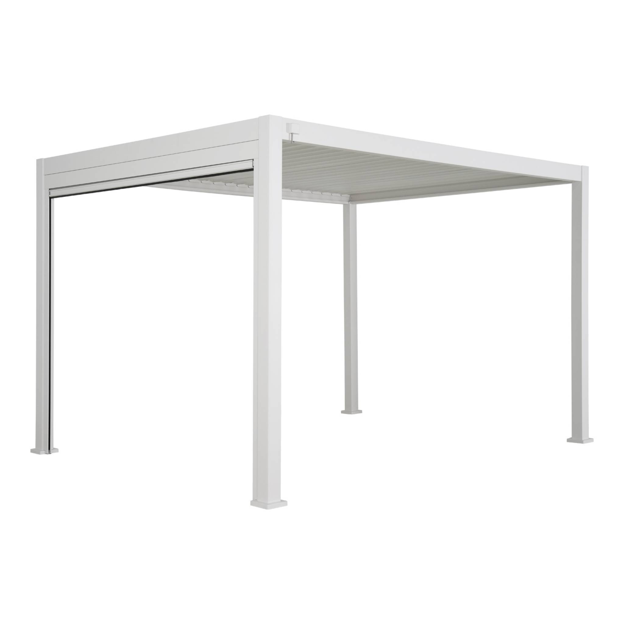 Pergola Bioclimatique blanche – Triomphe – 300x400cm. aluminium. à lames orientables + store 300cm | sweeek - Image 5