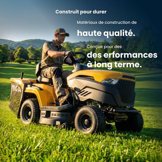Stiga - Tondeuse Estate 384, 432cc, collecteur 240L, kit mulching - STIGA - Image 4
