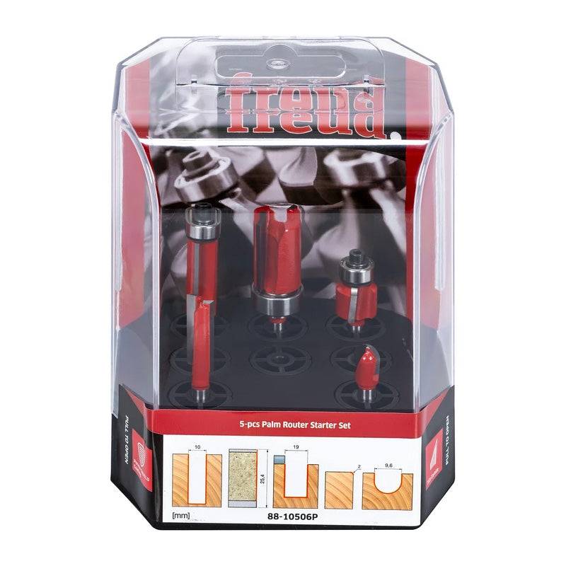 Coffret FREUD 5 fraises pour affleureuse FREUD - Image 2