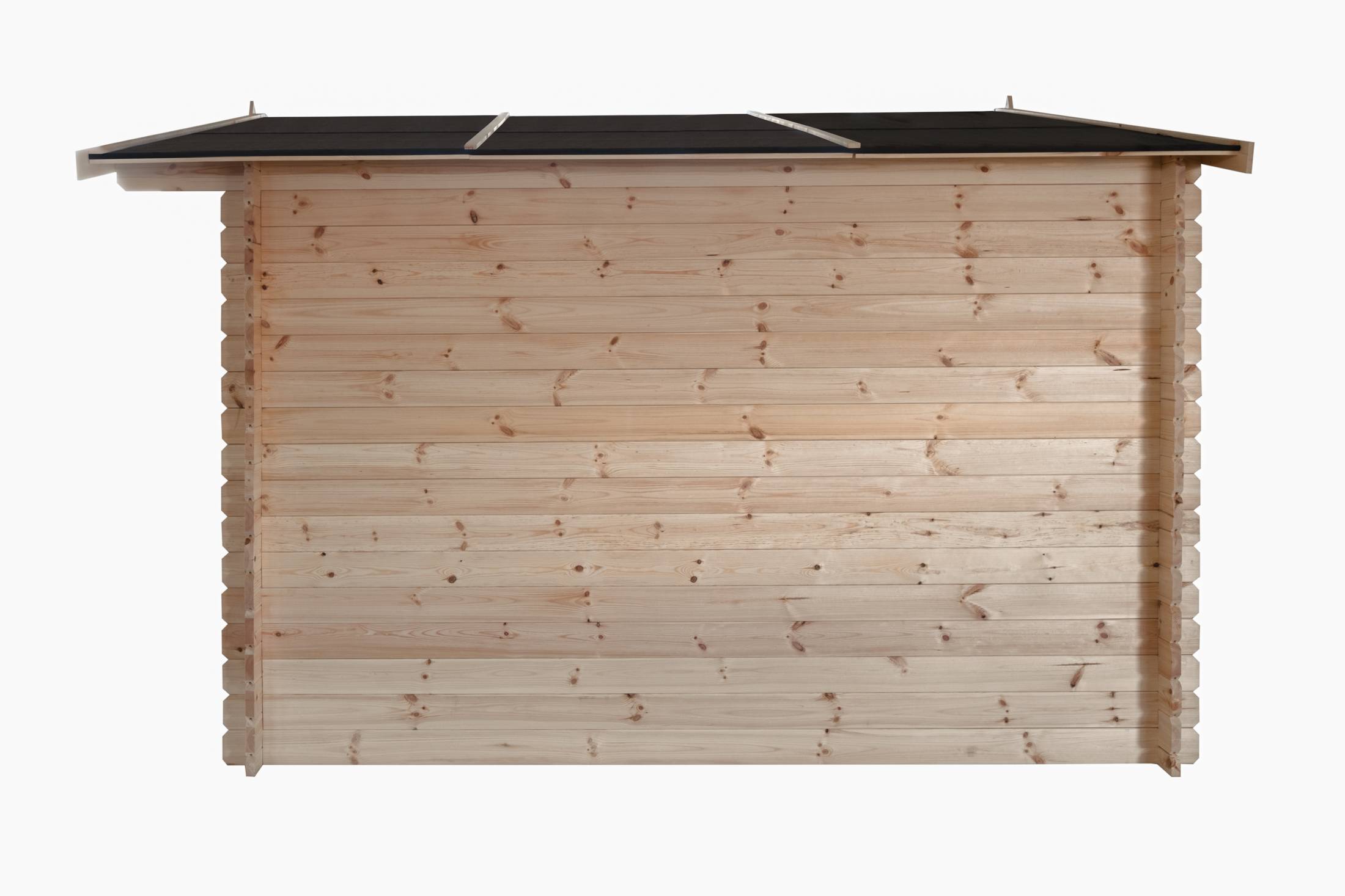 Abri de jardin en bois, surface utile 9.9m², 388x298cm, ep 28mm, INT021 /GARTFLEX - Image 3