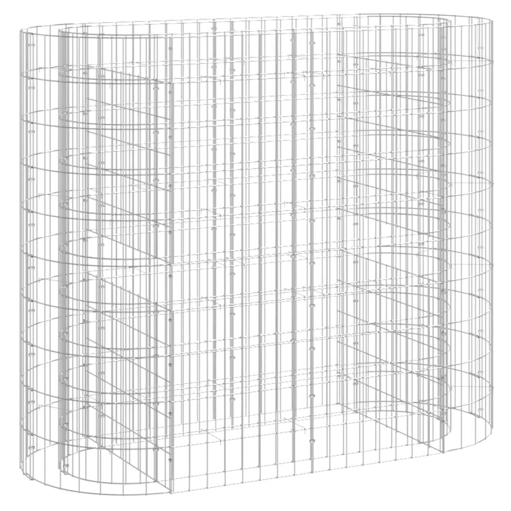 Vidaxl - Lit surélevé à gabion Fer galvanisé 120x50x100 cm vidaXL 152032 - Image 2