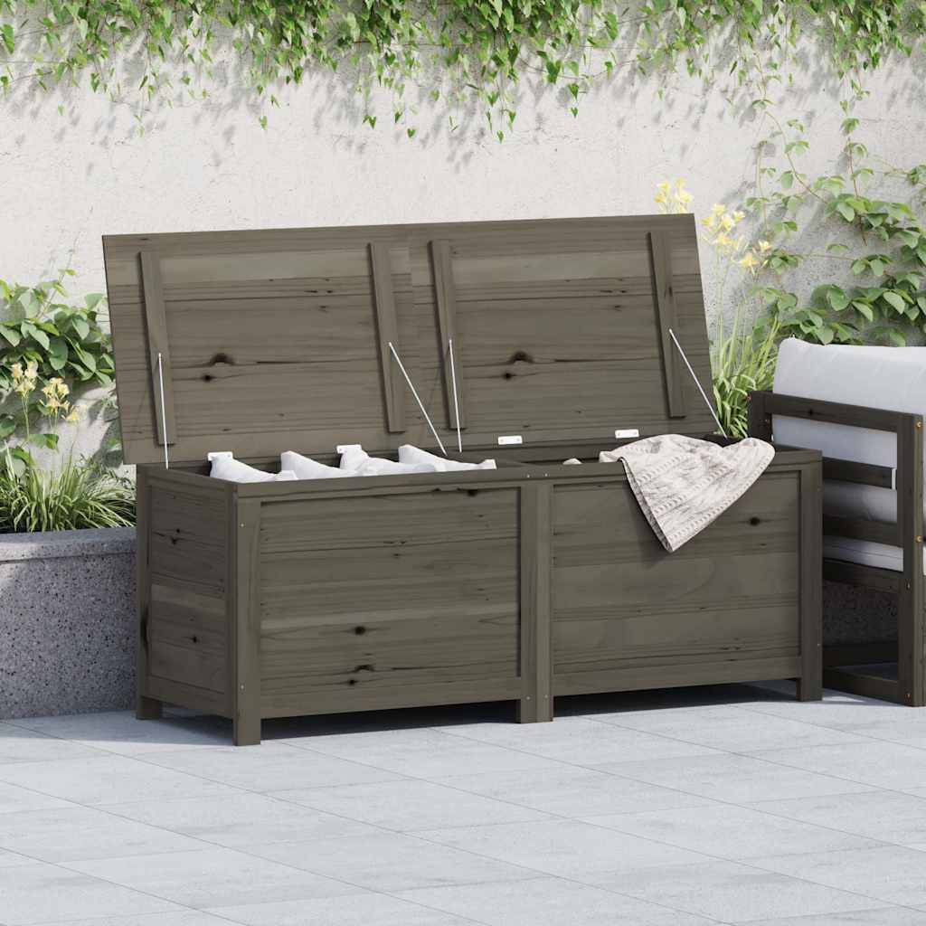 Vidaxl - Boîte à coussins extérieur Anthracite 150x50x56 cm Sapin massif vidaXL 152172 - Image 1