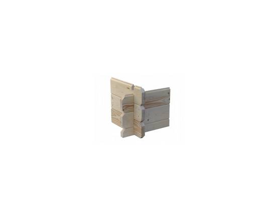 Altanka - Abri de jardin en bois - 21.42m2 - 5.1x4.2m - Ep. 34mm - Couleur: naturel - DOM746 - ALTANKA - Image 5