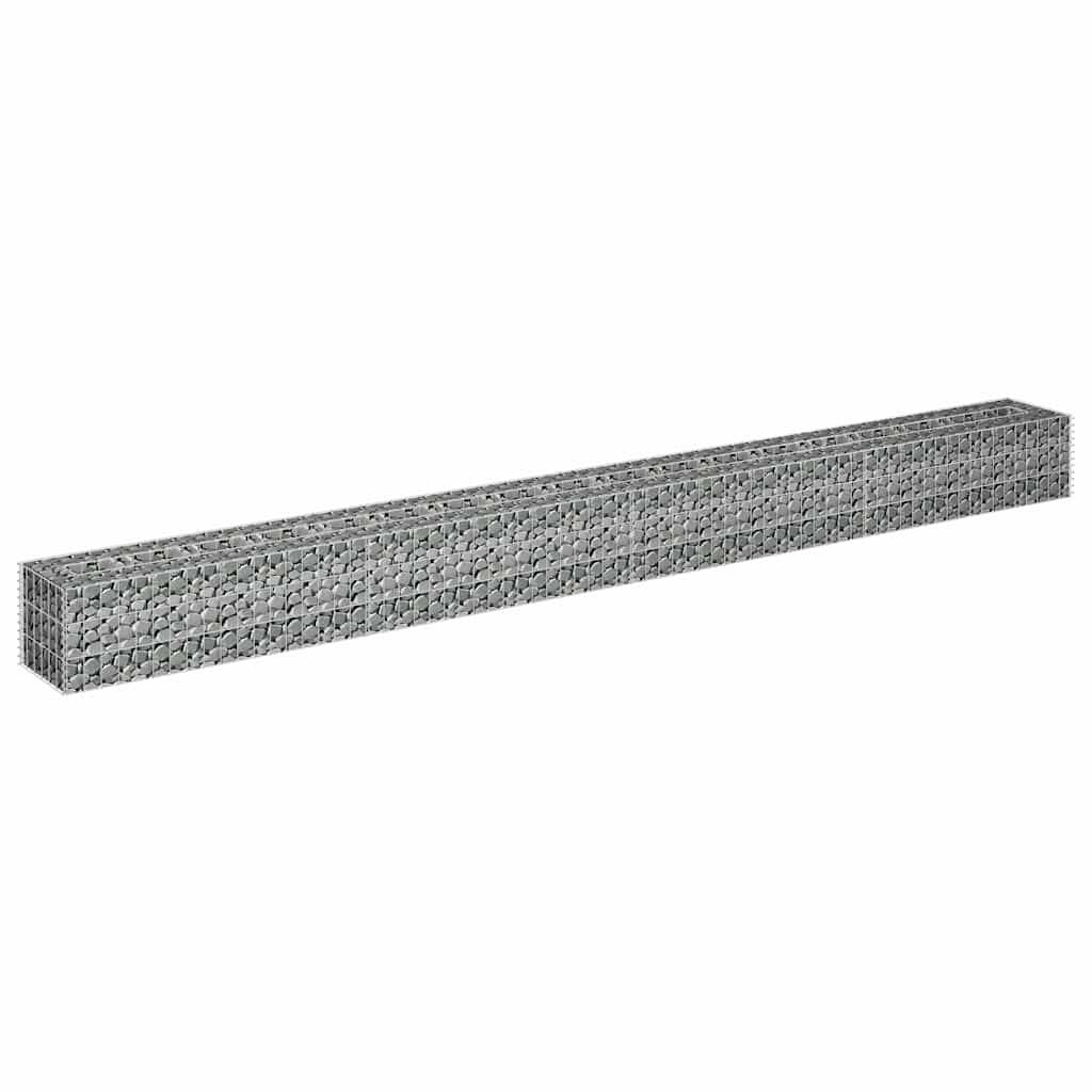 Vidaxl - Lit surélevé à gabion Acier galvanisé 360x30x30 cm vidaXL 145641 - Image 7