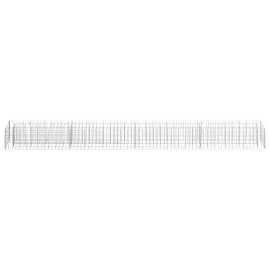 Vidaxl - Lit surélevé à gabion Acier galvanisé 360x30x30 cm vidaXL 145641 - Image 5