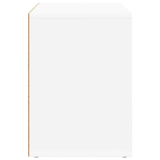Maison pour chat bois d'ingénierie blanc 51 x 30 x 42 cm - PANGIVO - Image 6
