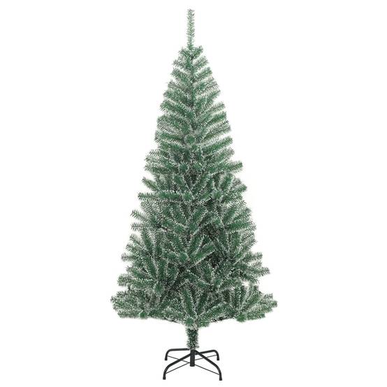 ComfortXL - Grand Sapin de Noël artificiel floqué 210 cm pour salon vert – ComfortXL Outdoor Living - Image 2