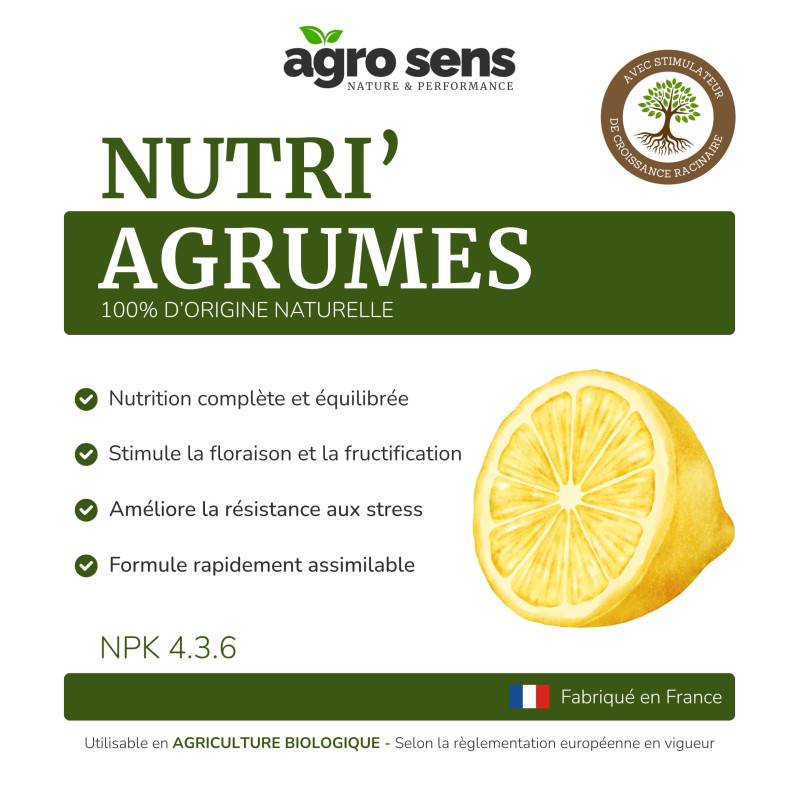 Nutri Agrumes - Engrais liquide pour agrumes - 500 ml (250 litres de préparation) - Image 2