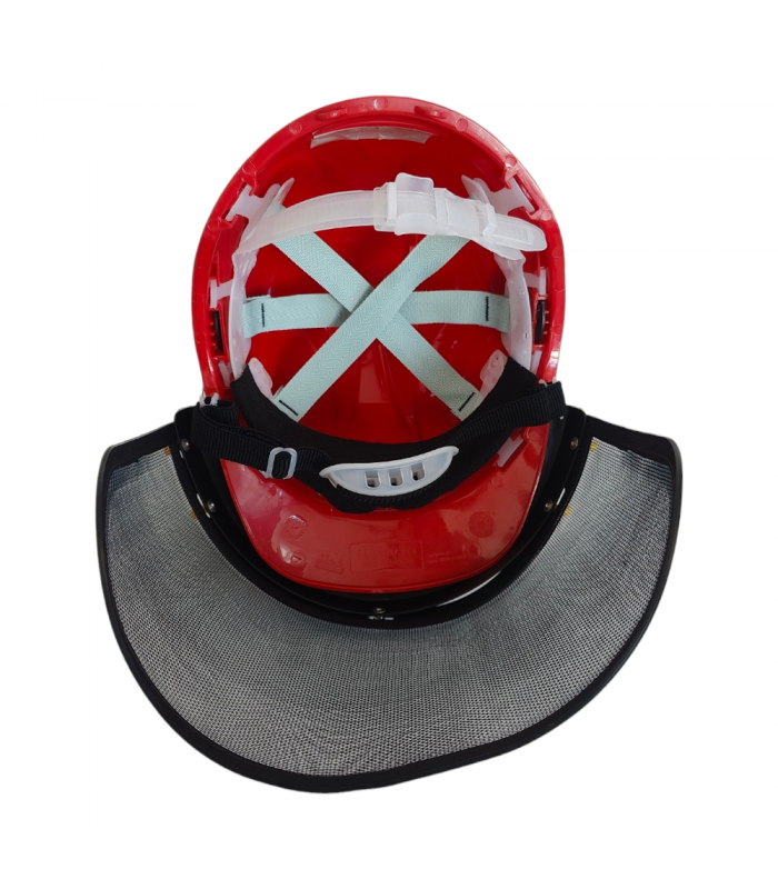 Casque de protection EPI 3 en 1 avec visière, coque et protection auditive Dunsch 73130007 - Image 4