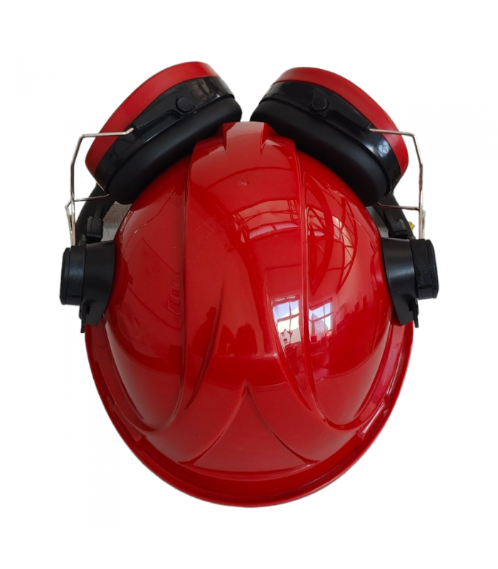 Casque de protection EPI 3 en 1 avec visière, coque et protection auditive Dunsch 73130007 - Image 5