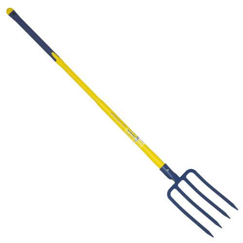 Outils Perrin - Fourche à bêcher douille 4 dents 29 cm manche tri-gripp 110 Outils Perrin
