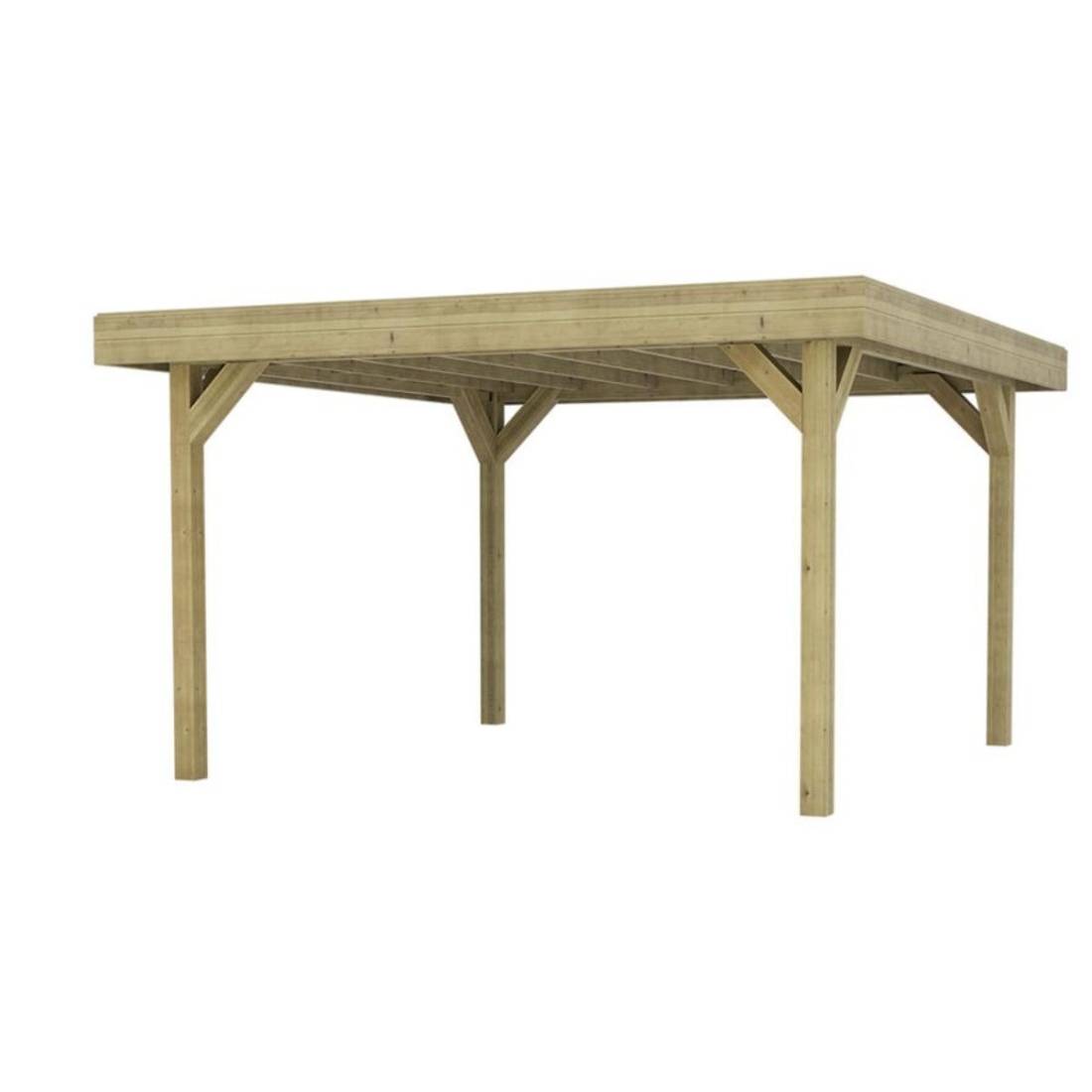 Altanka - Pergola de jardin 4.04x4.04m - traité - ALT24 - ALTANKA - Image 4