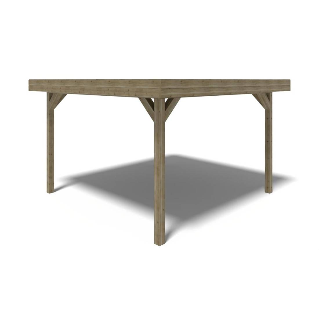 Altanka - Pergola de jardin 4.04x4.04m - traité - ALT24 - ALTANKA - Image 2