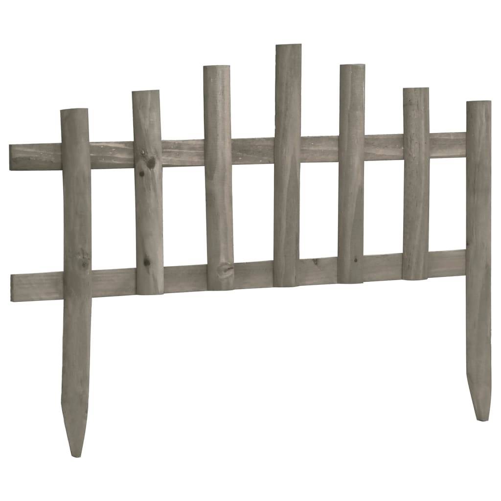 Maison Chic - Bordure de jardin - Limite de jardin - Parterre 10 pcs Bois de sapin 4,4 m-JU303 - Image 3