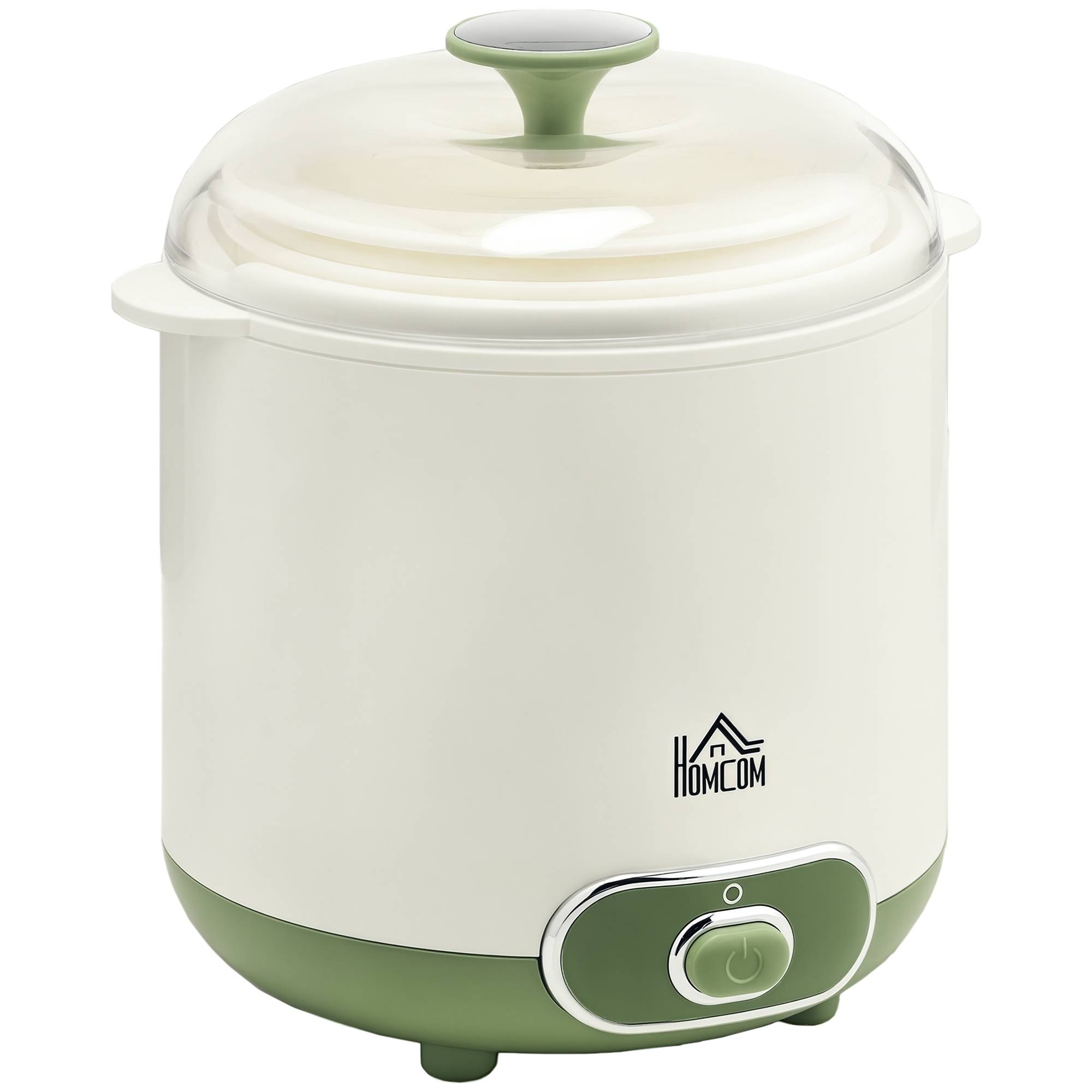 Yaourtière électrique 20W avec 2 récipients 1,5L, filtre yaourt grec et 2 couvercles, blanc - Image 1