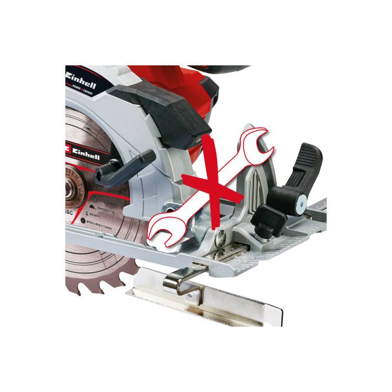 Einhell - Scie circulaire EINHELL 18V Power X-Change - 150mm - Sans batterie ni chargeur - TE-CS 18/150 Li - Solo - Image 2