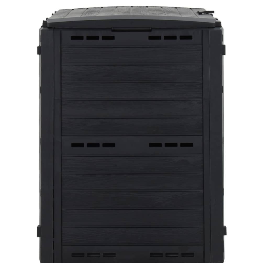 ComfortXL - Composteur de jardin 280L en polypropylène pour recyclage déchets organiques Noir – ComfortXL Outdoor Living - Image 3