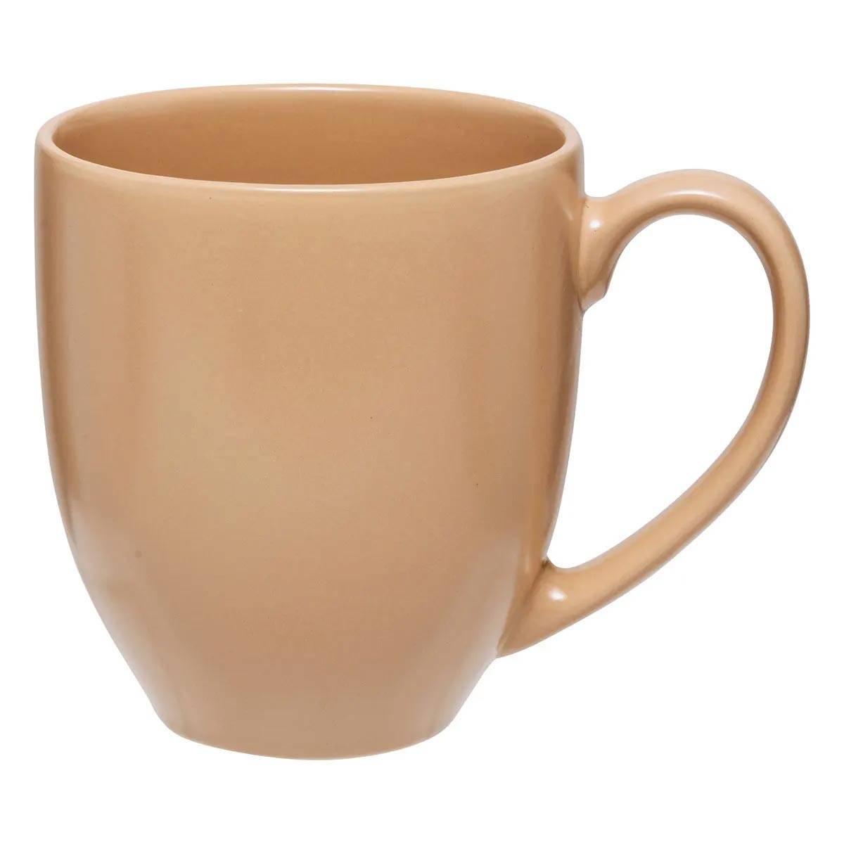 Lot de 6 Mugs en Céramique "Maé" 48cl Beige - Image 2