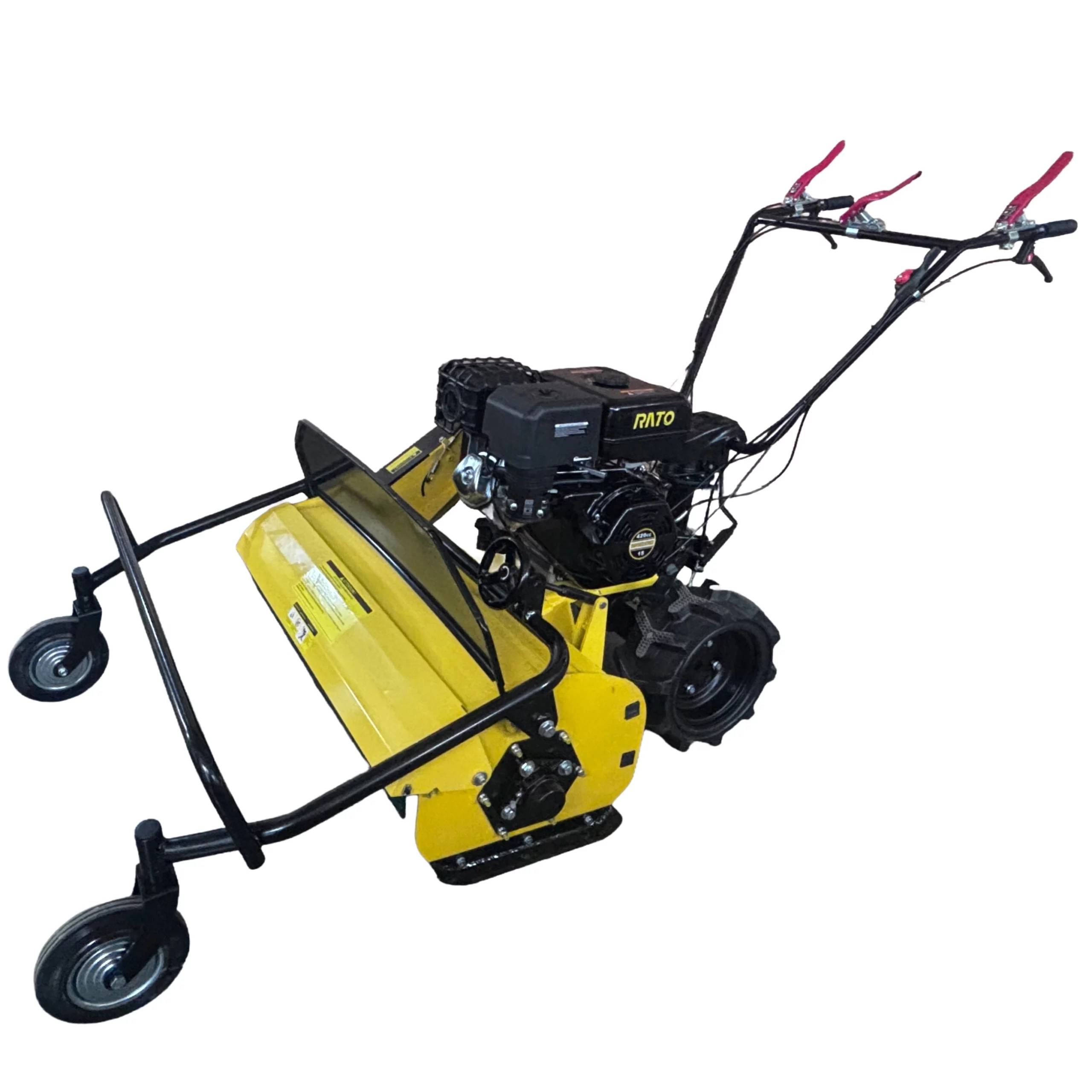 Tondeuse Débroussailleuse thermique à fléaux (couteaux) - Coupe de 90cm - Moteur 420cc - Image 1