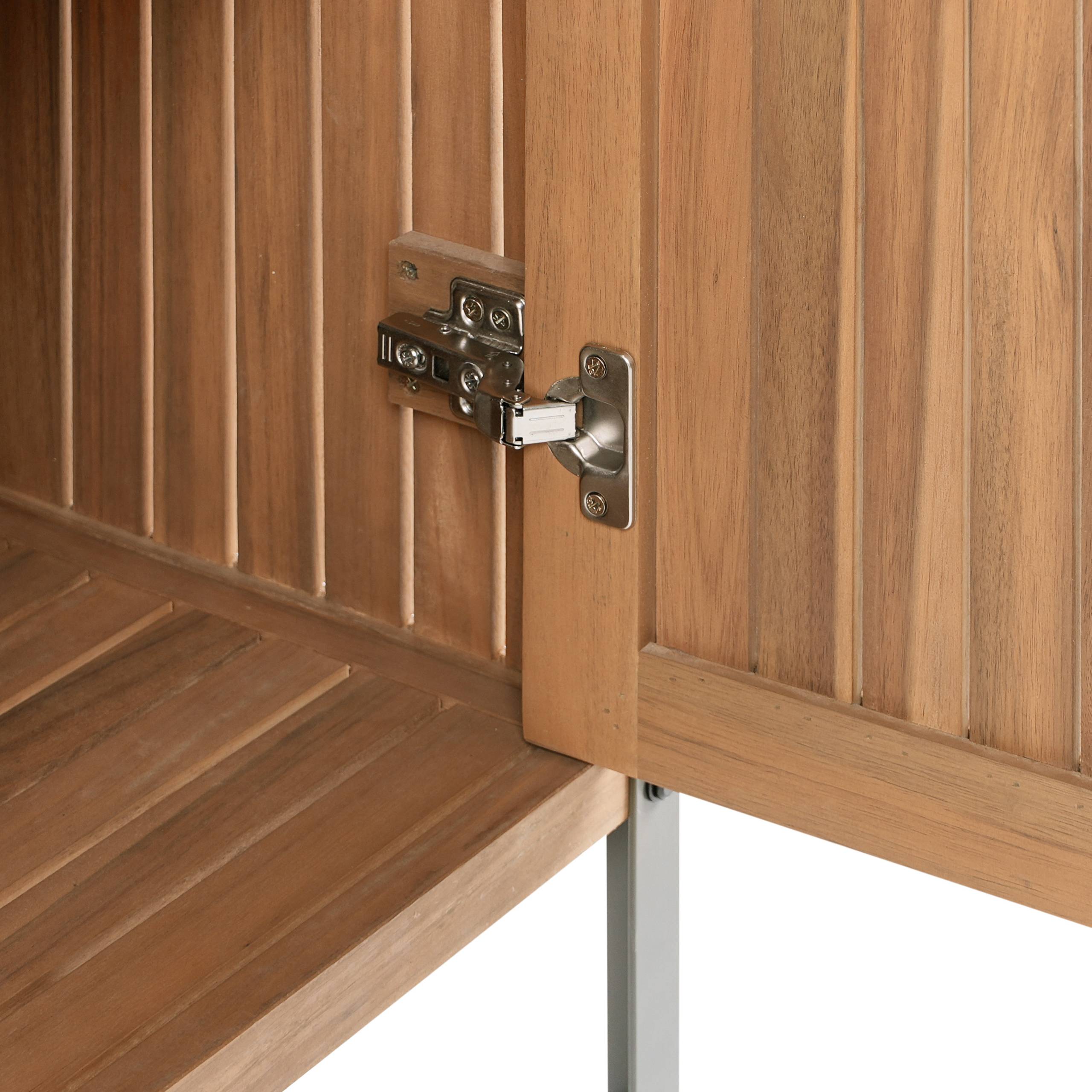 Beliani - Cuisine de jardin Bois d'acacia certifié Marron IVREA - 50x50x92- Beliani - Image 9