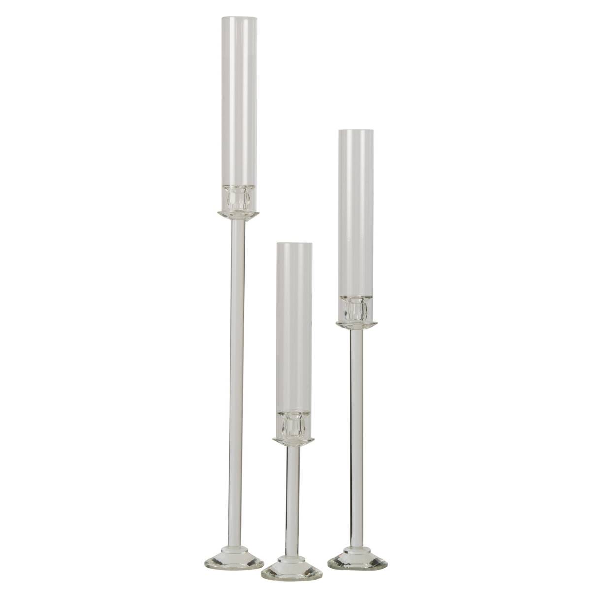 J-Line - Chandelier Design en Cristal "Wendy" 61cm Transparent - Image 3