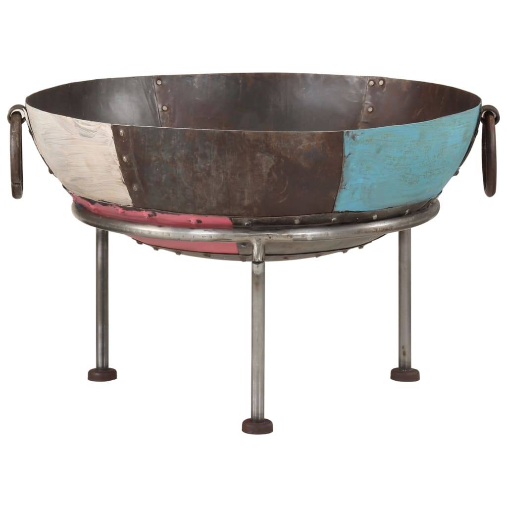 ComfortXL - Brasero Foyer en Fer sur 3 Pieds Stable Design Artisanal Multicolore 55 cm – ComfortXL Outdoor Living - Image 2