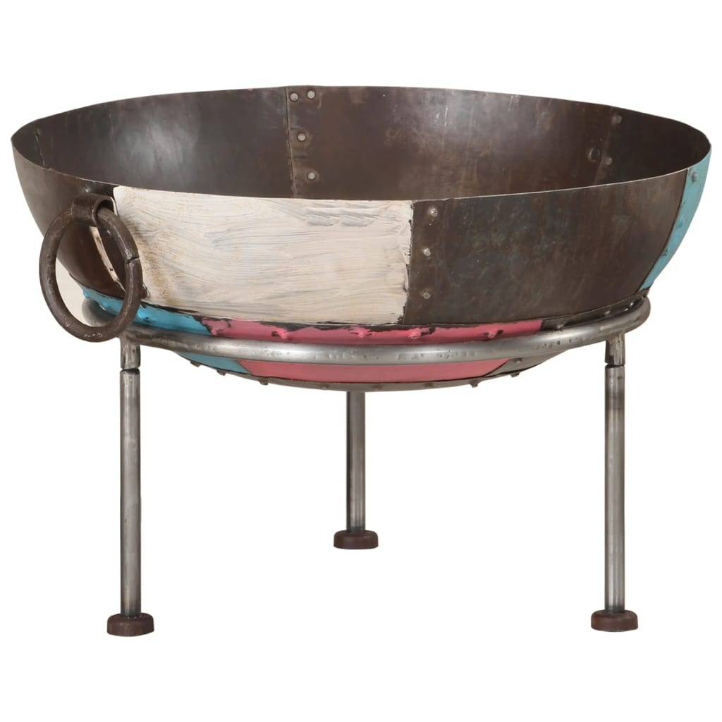 ComfortXL - Brasero Foyer en Fer sur 3 Pieds Stable Design Artisanal Multicolore 55 cm – ComfortXL Outdoor Living - Image 1