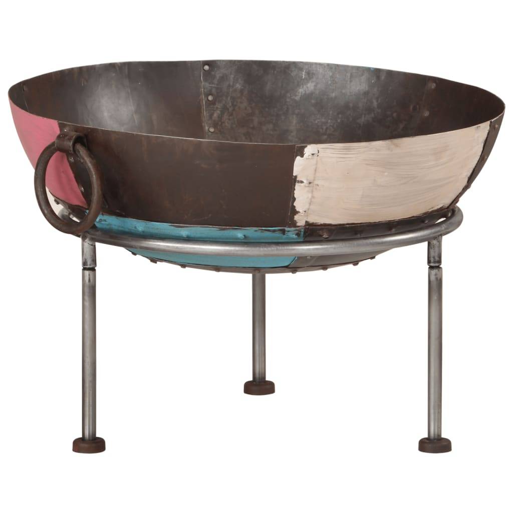 ComfortXL - Brasero Foyer en Fer sur 3 Pieds Stable Design Artisanal Multicolore 55 cm – ComfortXL Outdoor Living - Image 8