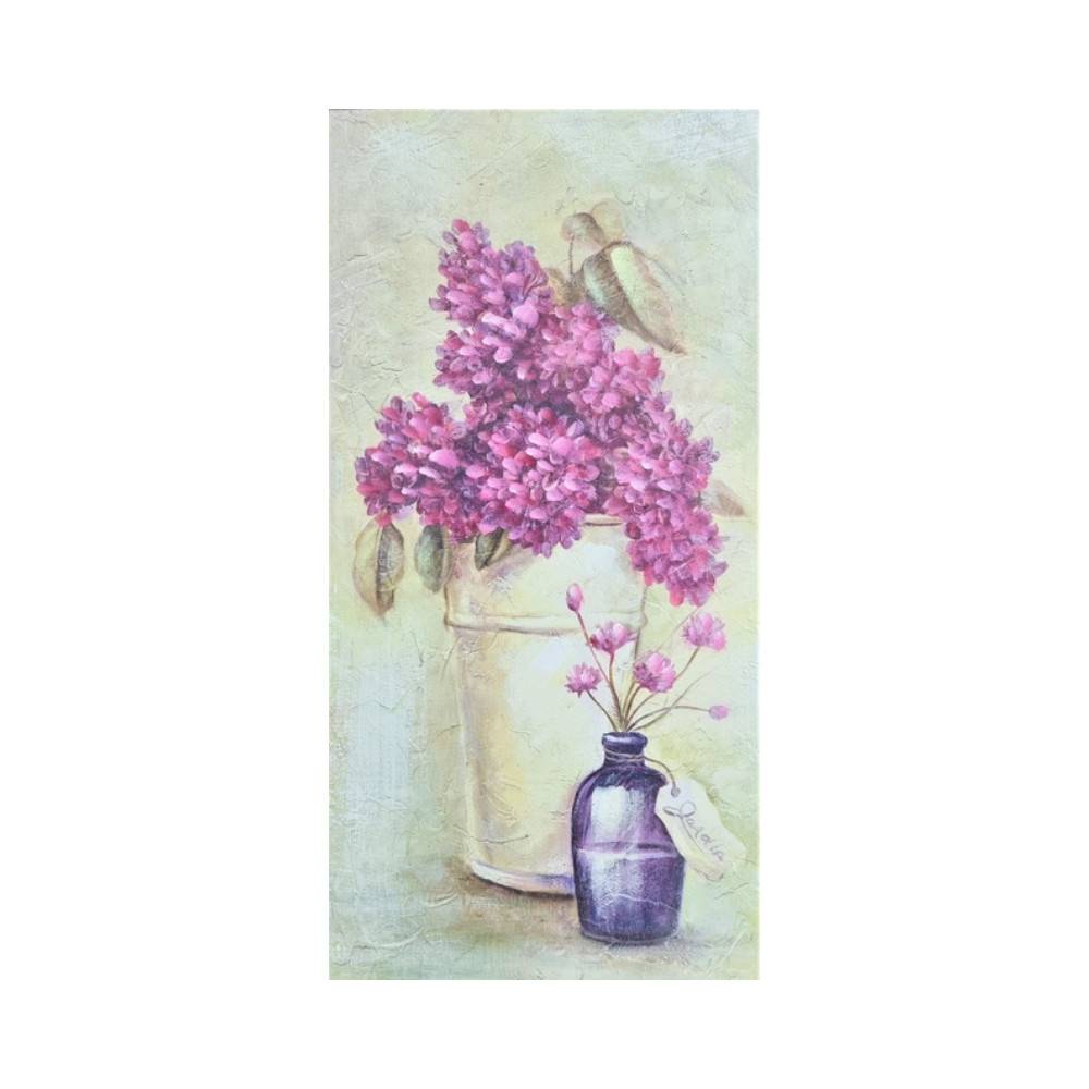 Tableau en bois multicolore 61 x 30.5 cm Chemin de campagne - Image 1