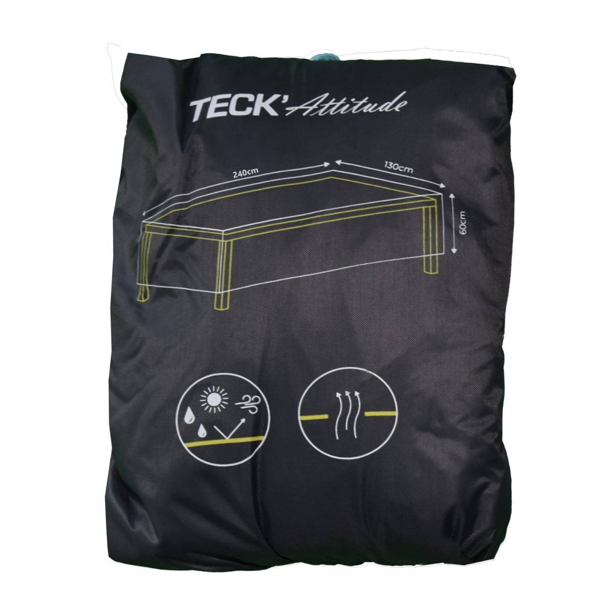 Housse pour table de jardin 240 x 130 - TECK'Attitude - Image 1