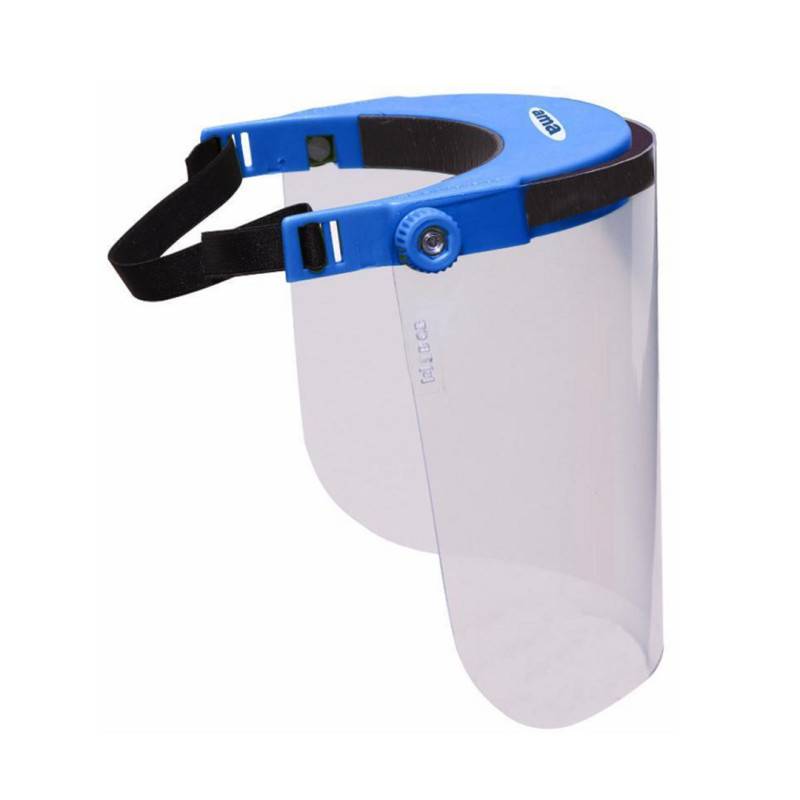 Lot de 10 - Visière de protection réglable polycarbonate homologuée EN166 - Image 4