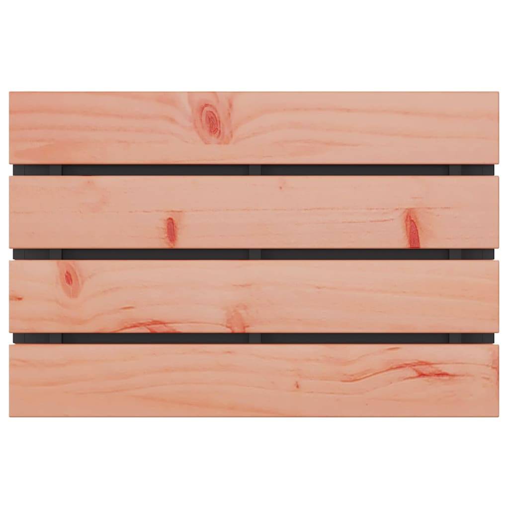 PANGIVO - Banc de jardin bois de douglas et acier noir 60 x 40 x 43 cm - PANGIVO - Image 6