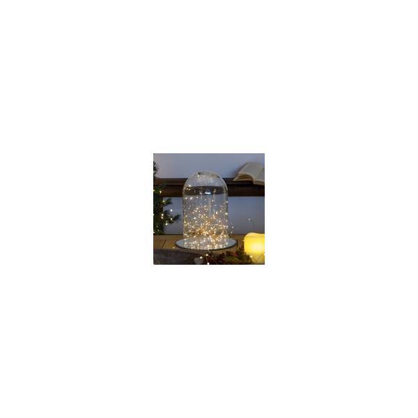 Lotti - Guirlande piles 10M 100 micro led bland chaud dimmable animée télécommande extérieur Lotti - Image 5