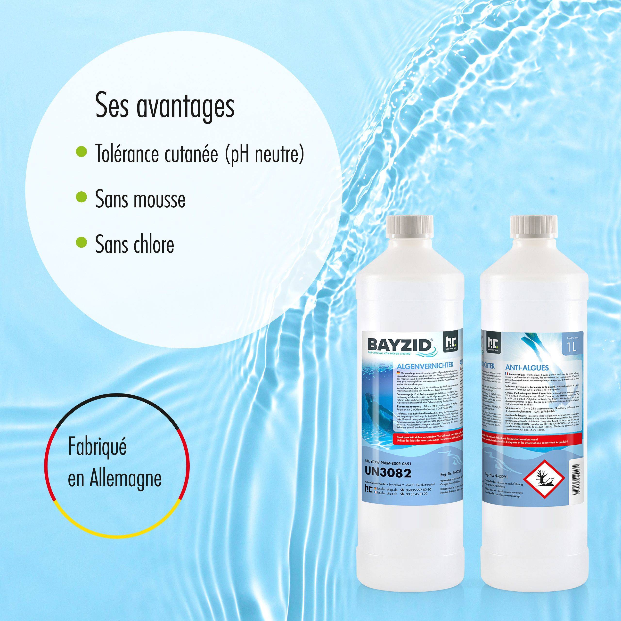 Anti-algues Bayzid® en bidon de 10 L x 2 - Image 4