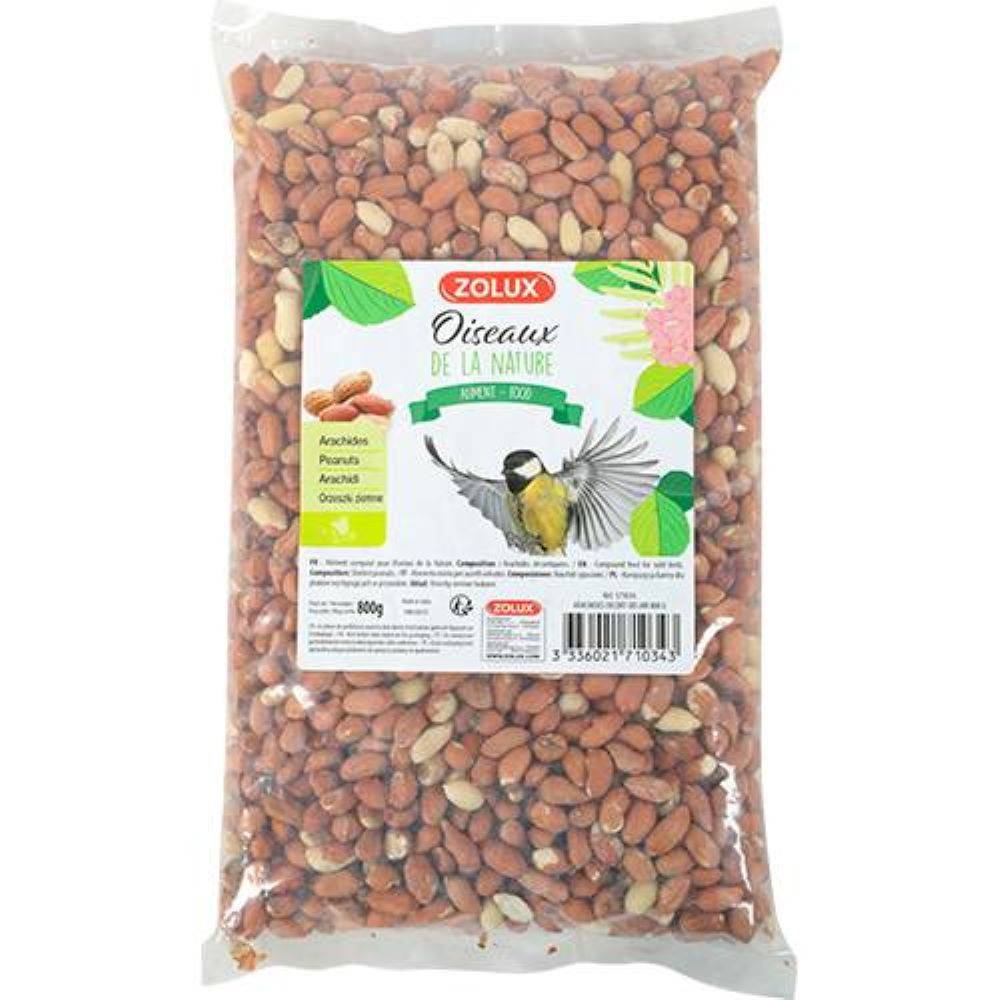 Zolux - Arachides décortiquées pour oiseau 800g