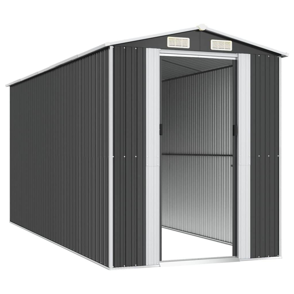 Vidaxl - Abri de jardin Anthracite 192x440x223 cm Métal galvanisé 8.4m² vidaXL 3147452 - Image 5