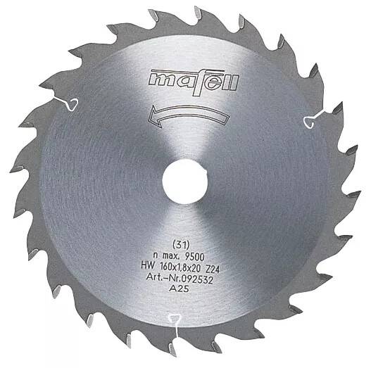 Lame de scie au carbure 330 x 2,2/3,2 x 30 mm, 24 dents - 1 pièce - MAFELL - 092571 - Image 1