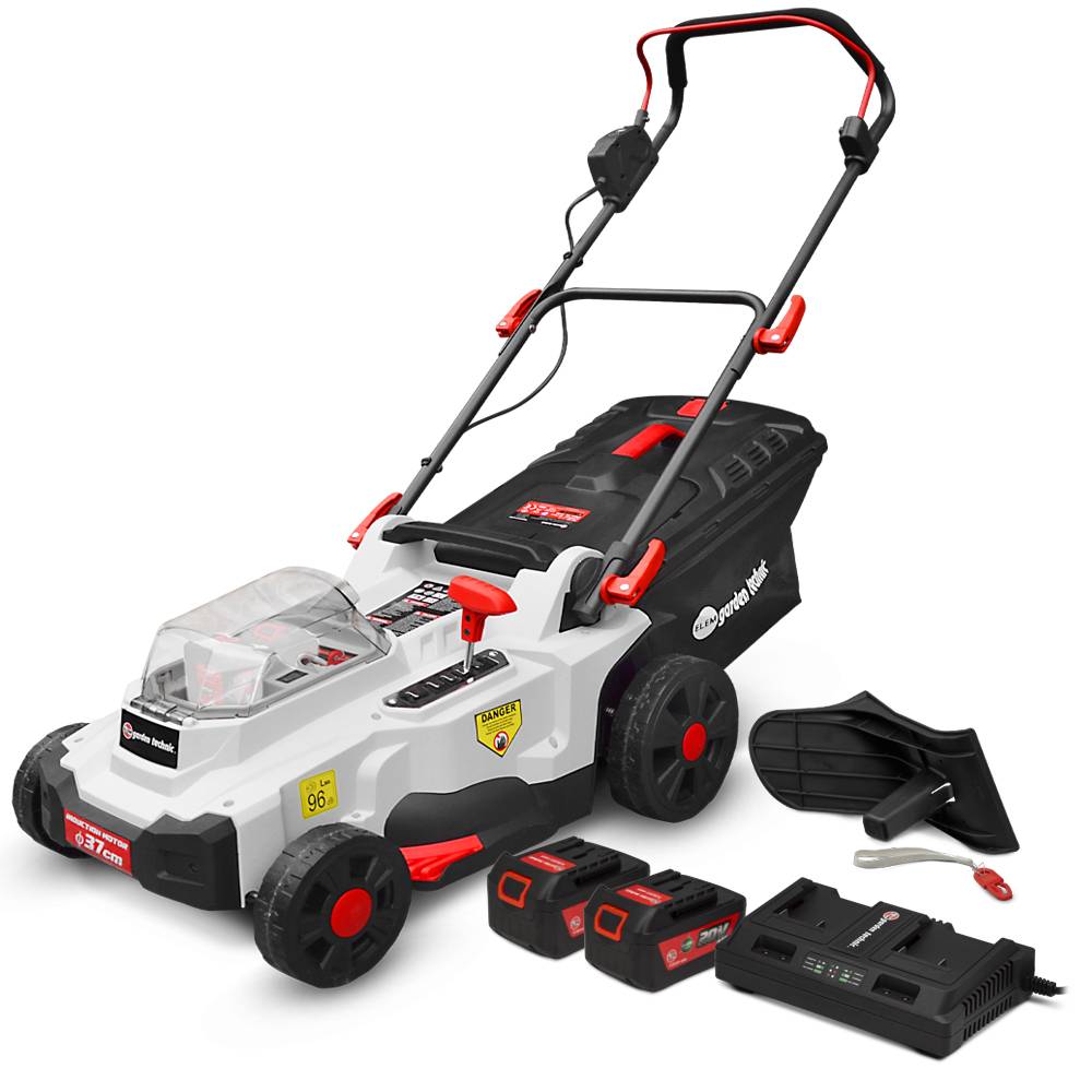 Elem Garden Technic - Tondeuse rechargeable 40V (2x20V) 37cm - Batteries et chargeur fournis - Elem Garden