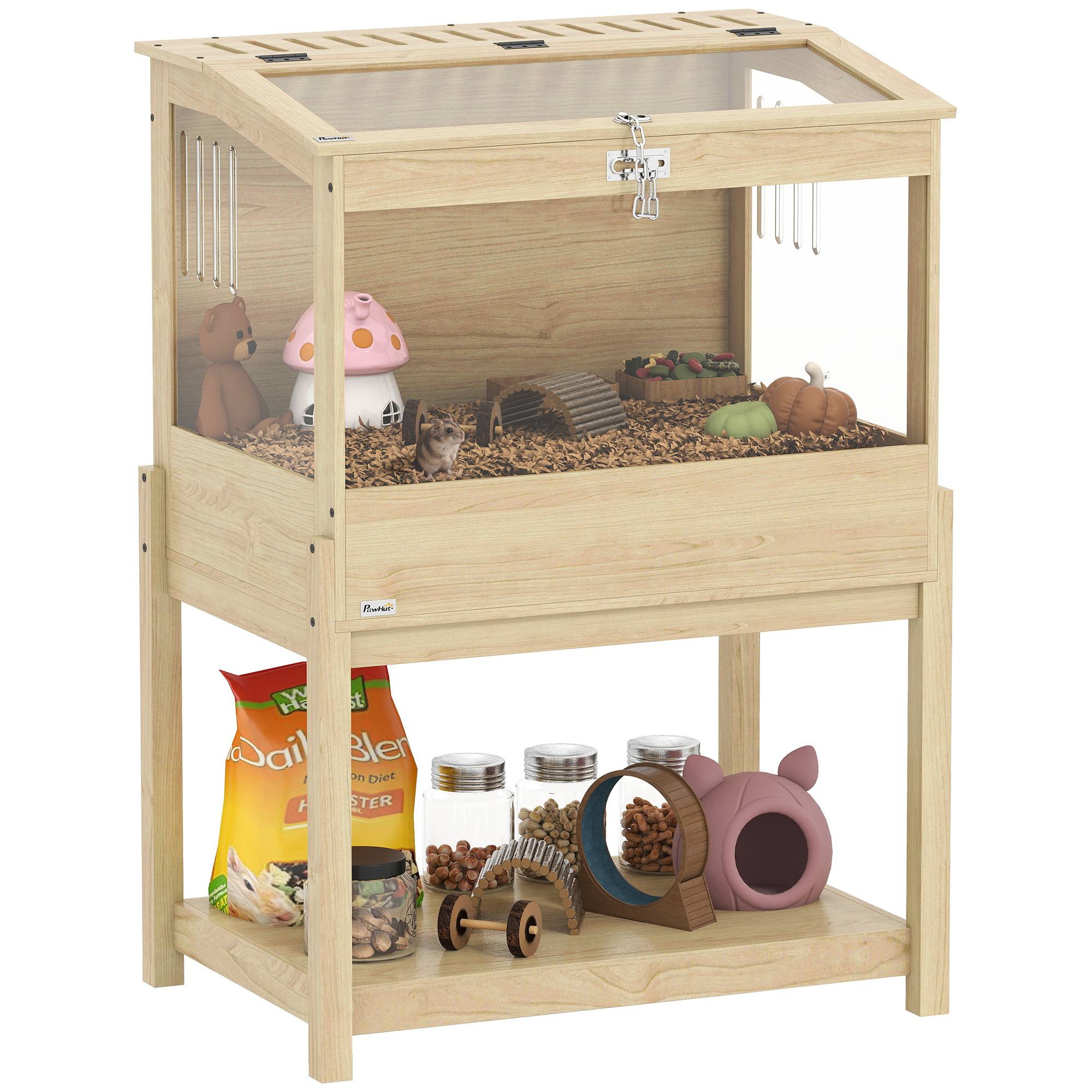 Photo inspiration: Gallery Detail: Cage À Hamster Bois Naturel 83 2 X 50 X