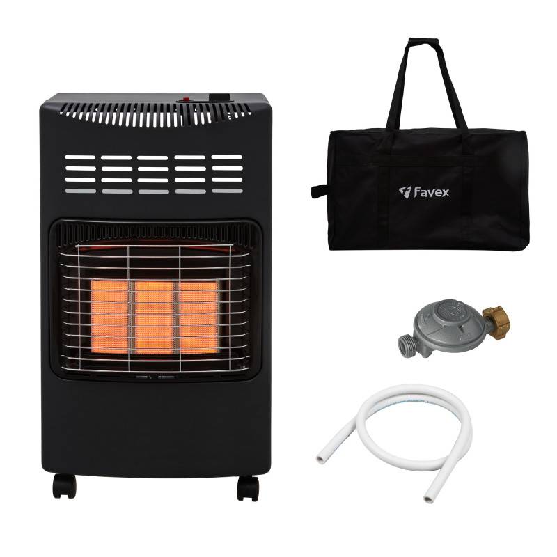 Favex - Chauffage d'appoint à gaz Göteborg - FAVEX - Intérieur - Livré avec tuyau et détendeur - Housse de protection, Pliable - Image 1