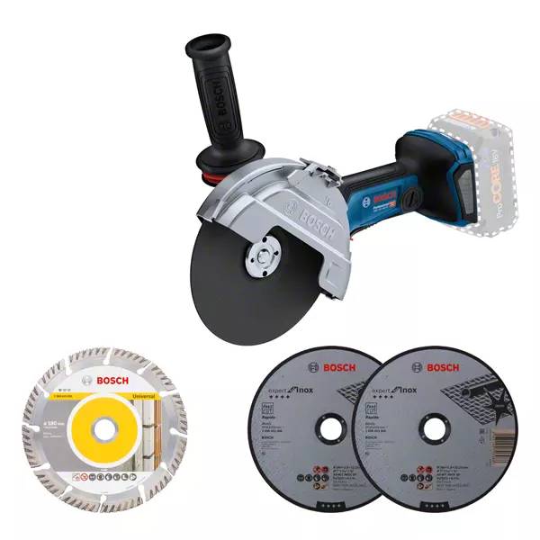 Bosch Professional - Meuleuse angulaire BOSCH GWX 18V-15 Professional - Sans batterie, ni chargeur - 06019H6F00 - Image 1