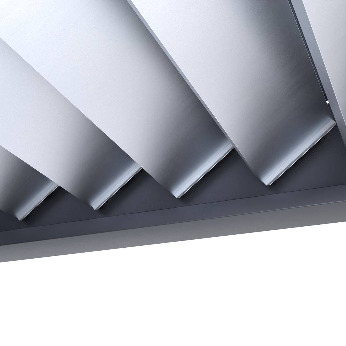 Direct Abris - Pergola Bioclimatique Aluminium Autoportée 12m² - 3x4m Deux Stores - Anthracite - 25 Lames Inclinables 120 degrés - ECLIPSE - Image 10