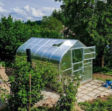 Serre de jardin polycarbonate 2,5 x 8 m (20 m²) 6 mm 4 volets automatiques - Klasika - Image 7