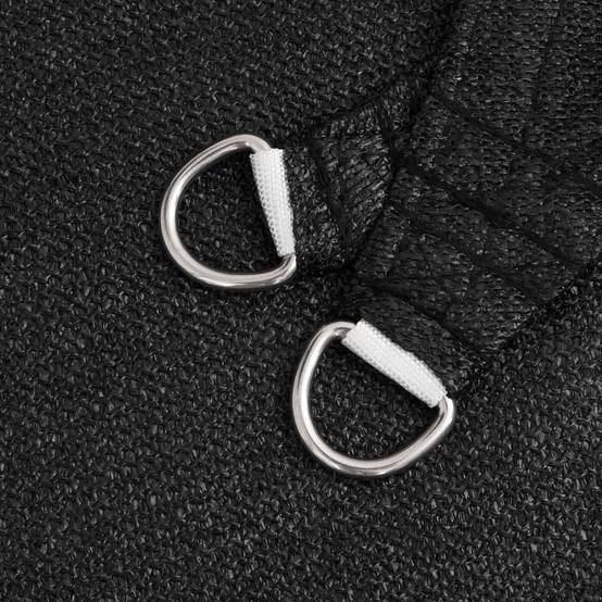 Voile d'ombrage PEHD noir 2,5 x 3 m 160 g/m² - PANGIVO - Image 5