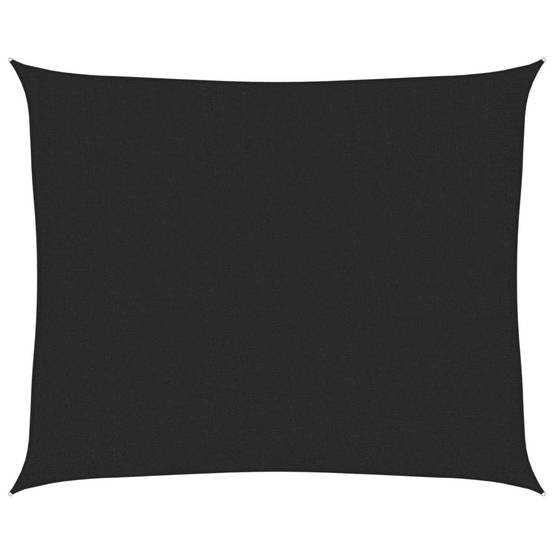 Voile d'ombrage PEHD noir 2,5 x 3 m 160 g/m² - PANGIVO - Image 1