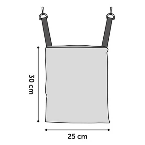 Sac suspendu pour furet CLAVIO 25 x 30 cm pour rongeur - Image 2