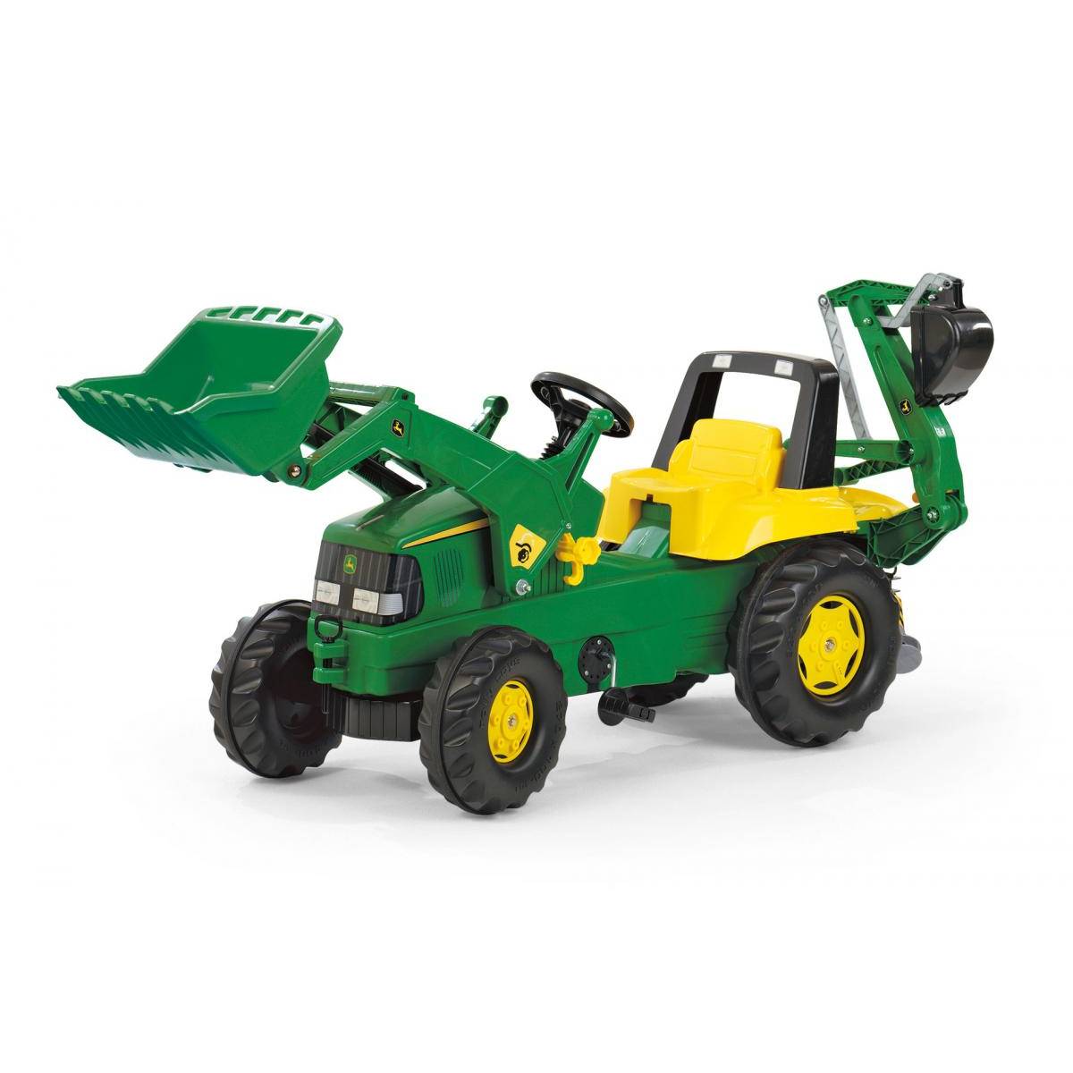 Tracteur à Pédales Rolly Toys rollyJunior John Deere - Idéal pour les Enfants de 3 à 8 Ans