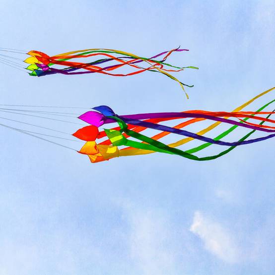 Manche à air - HQ - Arc en ciel - 6M - Image 3